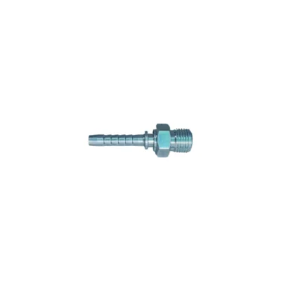 Conexión Recta Macho Fijo ORFS 1/4" x Espiga 1/4"