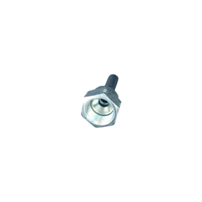 Conector Recto Reductor JIC 1/2" x Espiga 3/8"
