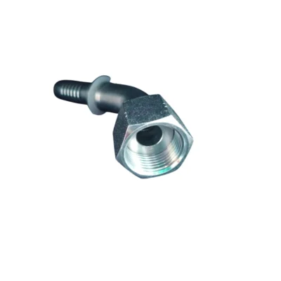 Conexión Angulada 45° ORFS 3/4" x Espiga 5/8"